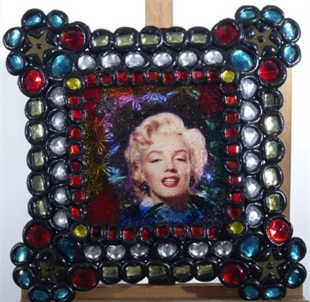 RONDA OMAR (Biella 1947) "Marilyn" 2011 Iron frozen cm. H: 52.00 L: 52.00...