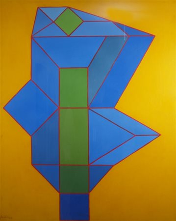 PERILLI ACHILLE (Roma 1927) "Tutto di nervi" 2006 Tecnica mista su tela cm....