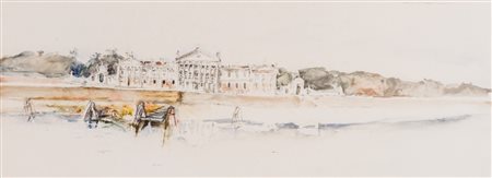 WALTER PIACESI (Ascoli Piceno 1929). “Villa Pisani a Stra”, 1988. Tecnica...