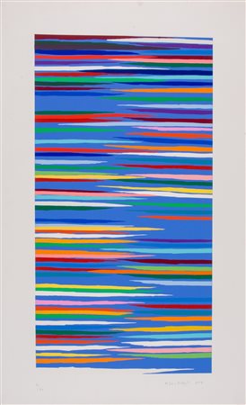 PIERO DORAZIO (Roma 1927 - Perugia 2005). “Senza titolo”, 1974. Litografia a...