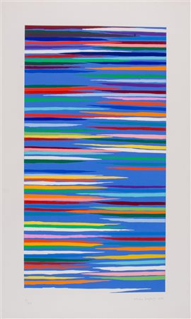 PIERO DORAZIO (Roma 1927 - Perugia 2005). “Senza titolo”, 1974. Litografia a...