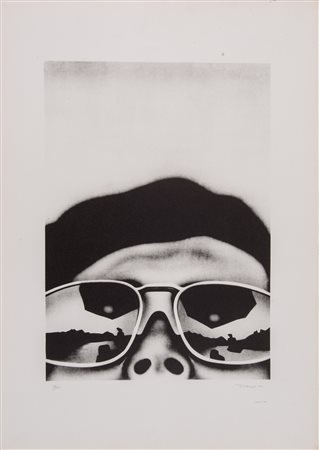 ANGELO TITONEL (Cornuda 1938 - Imola 2018). “Senza titolo”, 1972. Litografia...