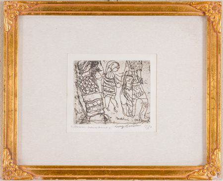 LUIGI BARTOLINI (Cupramontana 1892 – Roma 1963). ”Senza titolo” 1948....