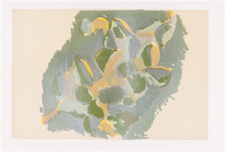 ENNIO MORLOTTI (Lecco 1910 - Milano 1992). “Senza Titolo”. Litografia a...