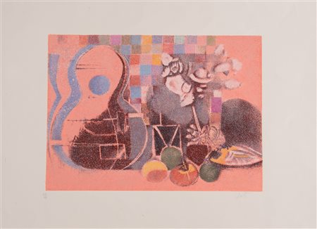 BRUNO SAETTI (San Pietro in Casale 1922 - Bologna 2007). “Natura morta”....