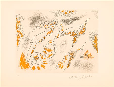 ANDRÉ MASSON (1896-1987) - Le sacrifice solaire, 1965