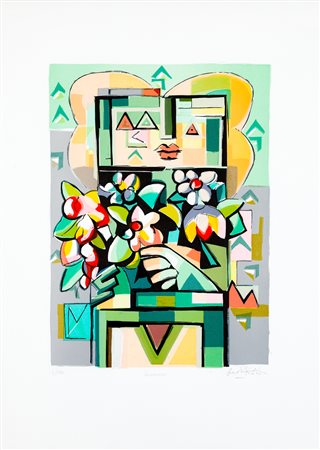 IBRAHIM KODRA (1918-2006) - Primavera