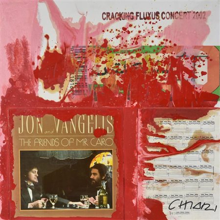 Giuseppe Chiari JON AND VANGELIS. THE FRIENDS OF MR CAIRO tecnica mista e...