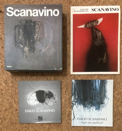 EMILIO SCANAVINO - Lotto unico di 4 cataloghi