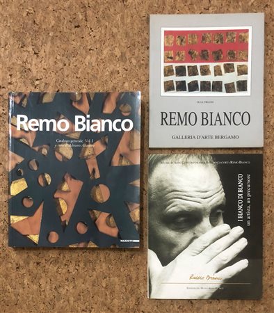 REMO BIANCO - Lotto unico di 3 cataloghi