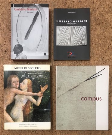 ARTE DEL DOPOGUERRA (MARIANI, CAMPUS, POESIA VISIVA) - Lotto unico di 4 cataloghi