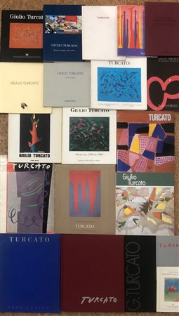 GIULIO TURCATO - Importante lotto di 20 monografie edite tra il 1971 e il 2007
