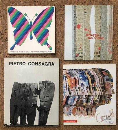 ARTISTI ROMANI DEL DOPOGUERRA - Lotto unico di 4 cataloghi