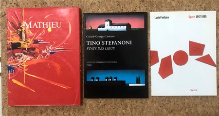 AUTORI VARI (MATHIEU, FONTANA, STEFANONI) - Lotto unico di 3 cataloghi
