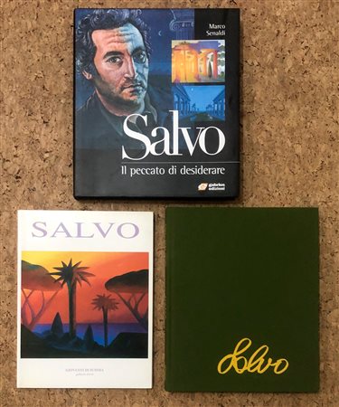 SALVO Lotto unico di 3 cataloghi: Salvo. Il peccato di esistere, 2000...