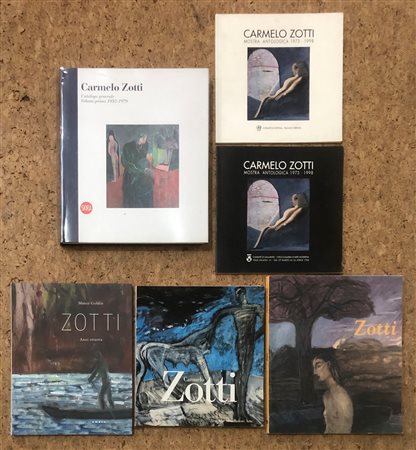 CARMELO ZOTTI - Lotto unico di 6 cataloghi