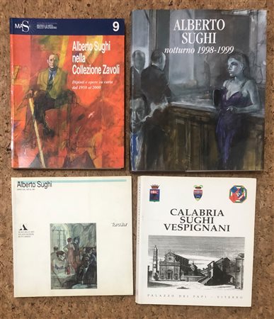 ALBERTO SUGHI - Lotto unico di 4 cataloghi