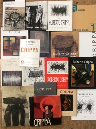 ROBERTO CRIPPA - Importante lotto di 18 monografie edite tra il 1954 e il 2009