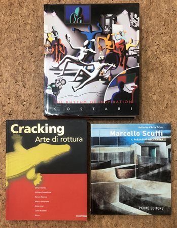 ARTE CONTEMPORNAEA (CRACKING ART, KOSTABI, SCUFFI) - Lotto unico di 3 cataloghi