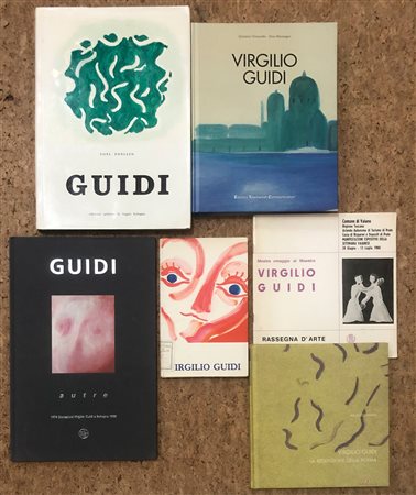 VIRGILIO GUIDI - Lotto unico di 6 cataloghi