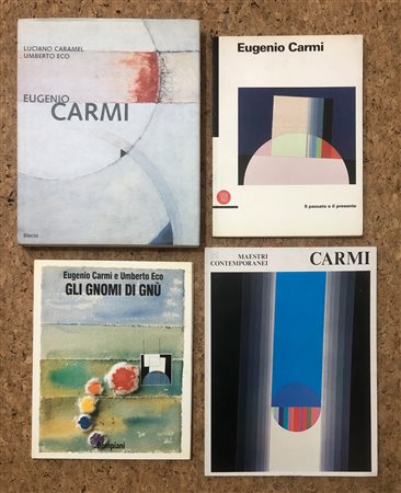 EUGENIO CARMI - Lotto unico di 4 cataloghi