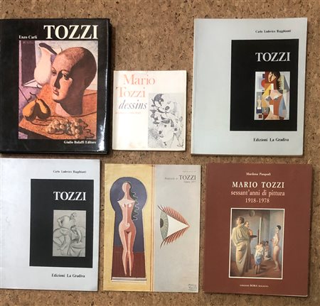 MARIO TOZZI - Lotto unico di 6 cataloghi