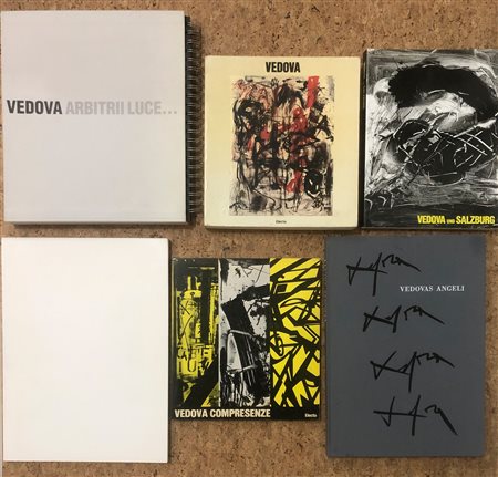 EMILIO VEDOVA - Lotto unico di 6 cataloghi