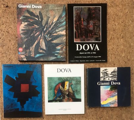 GIANNI DOVA - Lotto unico di 5 cataloghi