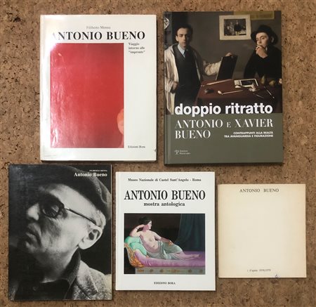 ANTONIO BUENO - Lotto unico di 5 cataloghi