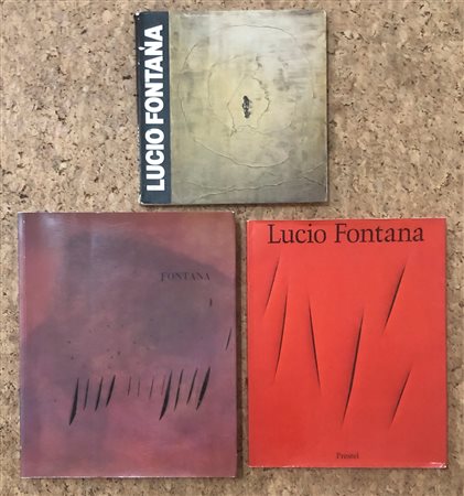 LUCIO FONTANA - Lotto unico di 3 cataloghi
