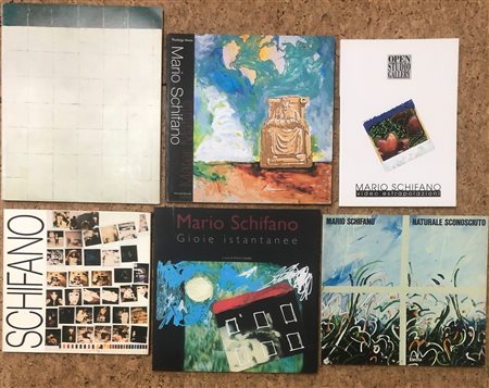 MARIO SCHIFANO - Lotto unico di 6 cataloghi