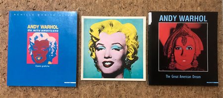 ANDY WARHOL - Lotto unico di 3 cataloghi