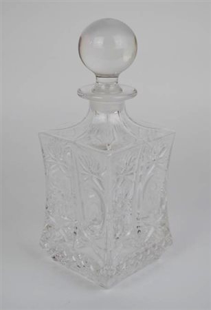 UNA BOTTIGLIA IN VETRO cm 10x10x25