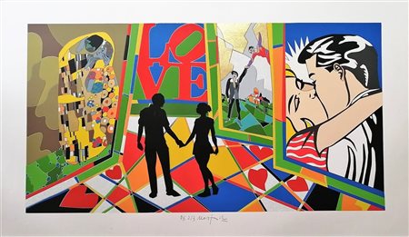 Ugo Nespolo "The road of love"