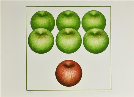 Vanni Viviani SENZA TITOLO litografia su carta, cm 50x70 esemplare 29 su 100...