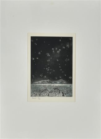 Felice Casorati SENZA TITOLO stampa originale su carta, cm 50x34 (lastra...