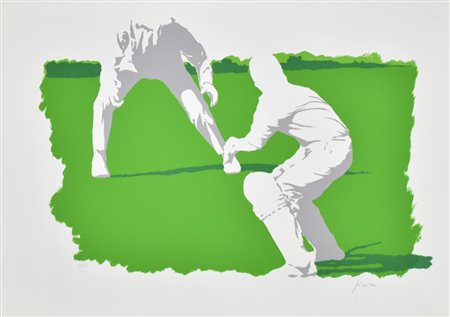 Daniele Fissore CRICKET litografia su carta, cm 50x70 esemplare 32 su 125 firma