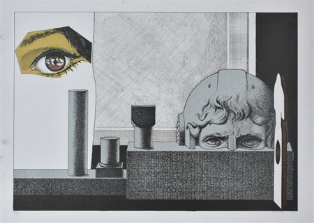 Raimondo Rimondi SENZA TITOLO litografia su carta, cm 50x70 esemplere 39 su...