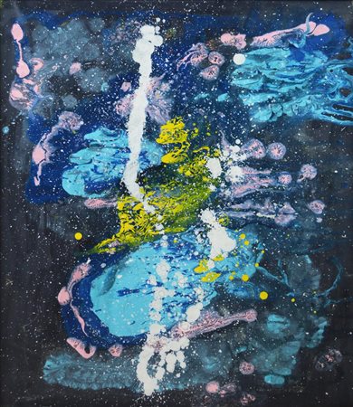 Dalila Crotti SENZA TITOLO acrilico su tela, cm 60x50 sul retro: firma e data...