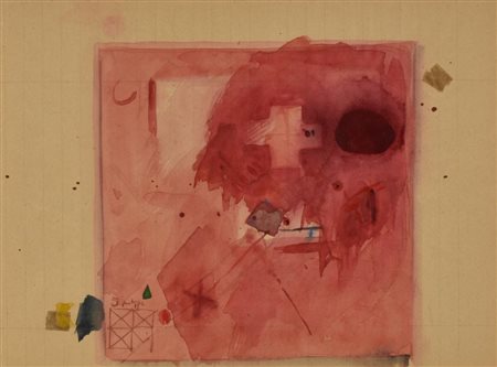 Ignoto SENZA TITOLO tecnica mista su carta, cm 20x26,5