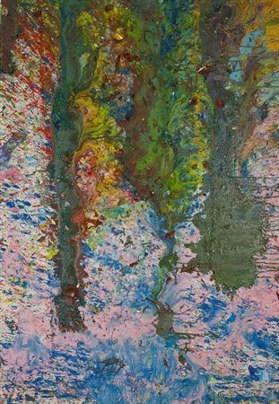 Shozo Shimamoto - Palazzo Ducale 35 – 2008 - smalti e vetri rotti su tela cm....