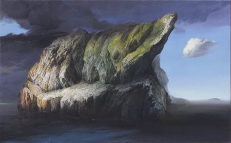 Chen Jun-Hua - Isolated island 7 – 2005 - olio su tela cm. 72x116