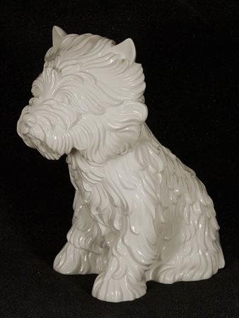 Jeff Koons - Puppy - 1998 scultura in ceramica, Firma sul fondo - es....
