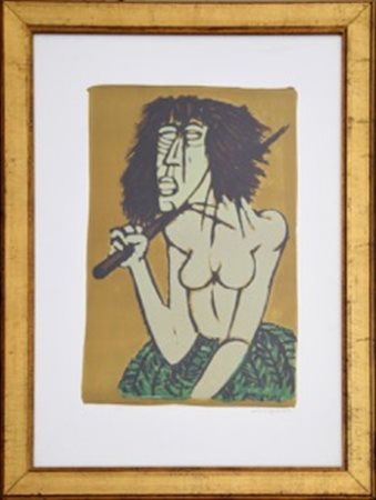 Migneco G., Figura fenmminile, Anni 80