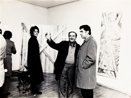 ENRICO CATTANEO (1933-2019) - Senza Titolo (Cardazzo con Hains)