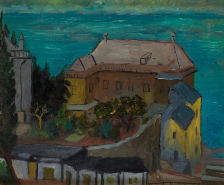 LUIGI FRANCO LEONE (1921-2009) - Camogli - Paesaggio, 1959

