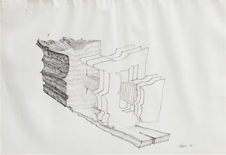 FRANCO ZAZZERI (1938) - Senza Titolo, 1971