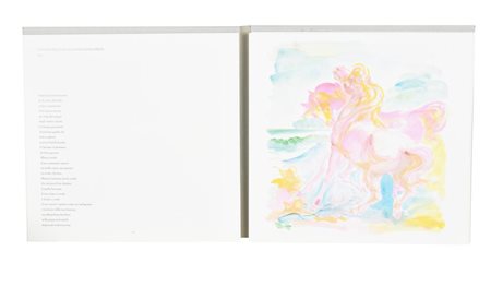 Aligi Sassu MANUSCRIPTUM volume contenente riproduzioni di disegni eseguiti...