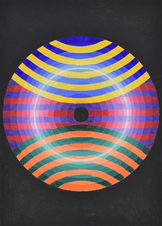 Francesco Fasano TRASFORMAZIONE acrilico su cartoncino, cm 29x21 sul retro:...