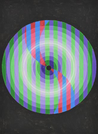 Francesco Fasano IN STAND BY acrilico su cartoncino, cm 33x24 sul retro:...